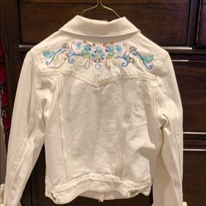 White Jean jacket